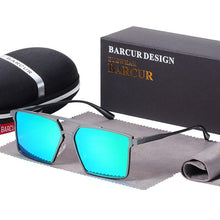 Load image into Gallery viewer, The New Luxury Original Minimalist Aluminium Square  Sunglasses Polarized Sun glasses for Women and Men With UV400 Protection
