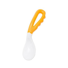 Load image into Gallery viewer, Baby Food Supplement Feeding Spoon Children's Products Curved Handle Easy To Grasp Children Tableware Baby Diet Training Spoon for eating
