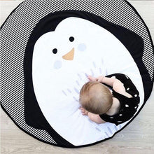 Load image into Gallery viewer, Luxury Mdoern Cartoon Animals Baby Play Mat Foldable Kids Crawling Pad Round Carpet Rug Toys Cotton Children Room Decor Photo Props Carpet For Kids
