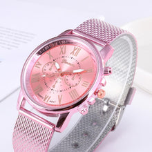 Load image into Gallery viewer, Analog Women watches Quality Fashion  Roman Numerals Faux Leather Analog Quartz Ladies watch Bracelet Clock Gift For Women Lady and Girls
