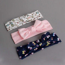 Load image into Gallery viewer, Modern  Handamde Luxury Set Baby Girl Headband Bow For Newborn Babies Hair Band Elastic Accessories Cotton Headwear For Girls
