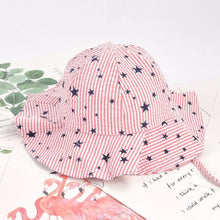 Load image into Gallery viewer, Baby Girl Summer Outdoor Beach Floral  Lovely Lace Princess  Bucket Sun Hat For Girls
