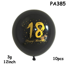 Load image into Gallery viewer, Luxury NEW High Quality Decor Ballons 10/20/30/40pcs Happy Birthday Balloon Latex Ballon Inflatable Birthday Party Decoration Baloons Anniversaire
