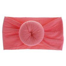 Load image into Gallery viewer, Newborn Infant Kids Girls Nylon Bow Hairband Headband Stretch Turban Knot For Bay Girls

