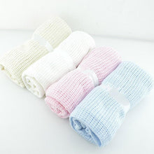 Load image into Gallery viewer, Baby Blanket Cotton Super Soft Blankets Newborn Swaddle Infant Wrap Bath Towel Girl Boy Stroller
