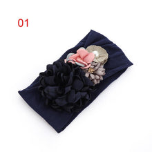 Load image into Gallery viewer, Baby Bow Hairband Elastic Headband Cute 3D Flower Stretch Turban Flower Head Wrap Princess Hair Accessories Bow For Baby
