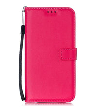Load image into Gallery viewer, Solid Color Leather Wallet Case For iPhone 14 XS MAX 11 Pro 12 mini 13 Flip Cover Card Slot Mobile Phone Case  Wallet Mobile Phone Case Leather Flip Case Wallet Colorful Protective Case
