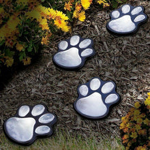 Load image into Gallery viewer, LED Solar Waterproof Cat Dog Animal Paw Shape Lights For Garden Yard Pathway Animal Lover
