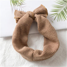 Load image into Gallery viewer, Cute Baby Girl Headbands Knitted Newborn Baby Bows Haiband Turban Head Warm head band
