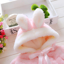 Load image into Gallery viewer, Newborn Baby Girls Fur Winter Warm Coat Cloak Jacket For Girls In With Cozy and Warm Material
