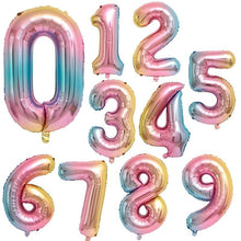 Load image into Gallery viewer, Helium Modern 32inch Luxury Ballon Number Foil Ballons For Party and Celebrations Modern Decoration for Celebration
