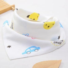 Load image into Gallery viewer, Baby Bibs Cute Cartoon Pattern bib  Burp Cloths Saliva Towel Cotton Infant Burp Cloths Bib For Kids
