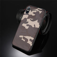 Load image into Gallery viewer, Army Green Camouflage Case For iPhone 11 12Pro 13 Pro Max SE X XR XS Max 6 6S 7 8 Plus Soft Silicone Back Cover Black And White Camo Camouflage Thin Design Durable Hard Plastic Protective Case
