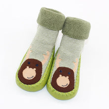 Load image into Gallery viewer, Baby Warm Stretchy  Booties Sock With Rubber Soles For Newborn Baby Girl And Boy Socks Slipper
