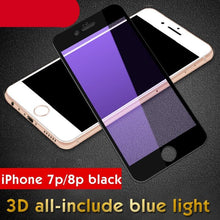 Load image into Gallery viewer, 3Pcs/lot for iphone glass Protective glass iphone Full Cover Tempered Glass for iphone 6 7 8 Screen Protector For iphone 8 Plus Full Coverage Tempered Glass Screen Protector Film Edge
