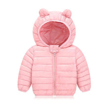 Load image into Gallery viewer, Winter Padded Jacket For Baby Boys Girls  Kids Warm Outerwear Coat For Baby Jacket Newborn Clothes With Bear Ears Design
