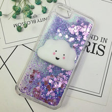 Load image into Gallery viewer, 3D  Cat Case For Iphone 5s Se 7 7 Plus Case Liquid Quicksand Glitter Silicone Case For Iphone 8 8 Plus X 6 6s Cover  Rubber Silicone Phone Case
