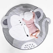 Load image into Gallery viewer, Luxury Mdoern Cartoon Animals Baby Play Mat Foldable Kids Crawling Pad Round Carpet Rug Toys Cotton Children Room Decor Photo Props Carpet For Kids
