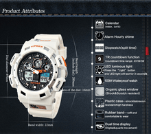 Load image into Gallery viewer, STEVVEX Fashion Luxury G Style Military Men's Sports Digital Watch Male Analog Wristwatch Diver For Men's and Boys

