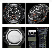 Load image into Gallery viewer, Modern Sport  Waterproof 50M Men Watches With LED Digital Display In Military Armi Relogio Masculino Style
