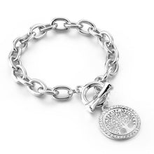 Load image into Gallery viewer, Modern New Fashion Elegant Chain Medalon Bracelet Amazing Luxury Classic Bracelet Women's Gold Bracelets Vintage Tree Of Life
