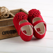 Load image into Gallery viewer, Candy Colors Newborn Baby Prewalker Princess Girl Crib Big Flower Soft Bottom Anti-slip Shoes Footwear  Shoes
