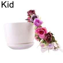 Load image into Gallery viewer, Luxury Modern Matching Flower Headband Lovely Newborn Headband Flower Crown Wreath for Mother and Kids
