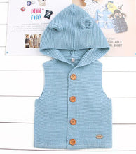 Load image into Gallery viewer, Winter Hooded Knitted Long Sleeve  Sweaters For Newborn Babies
