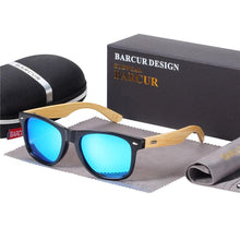 Load image into Gallery viewer, Natural Handmade Polarized Bamboo Classic Sunglasses for Men and Woman  Wooden Sunglasses Oculos de sol masculino With UV400 Protection for eye
