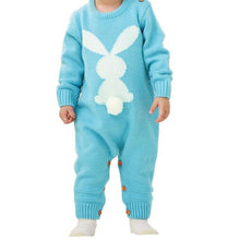 Load image into Gallery viewer, Handmade Modern Luxury Christmas Baby Rompers Newborn Rabbit Baby Jumpsuit Overall Long Sleeve  Baby Boys Clothes
