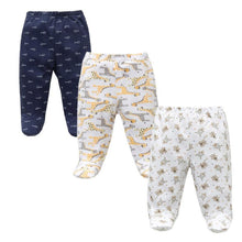Load image into Gallery viewer, 3PCS Baby Pants 100% Cotton Baby Girls and  Boys Clothes Unisex Casual Bottom PP Pants Newborn Baby Clothing For Children
