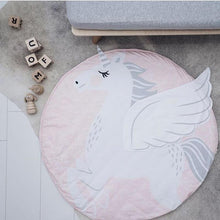 Load image into Gallery viewer, Modern Luxury Animal Carpet For Baby Play Mats Wewborn Infant Soft Sleeping Mat Cotton Rabbit Lion Raccoon Swan Pegasus Koala Cat Bear Carpet For Kids

