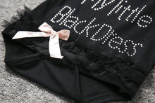 Load image into Gallery viewer, Modern Luxury Elegant Little Black Romper Pajama Jumpsuits For Newborn Babies Girl
