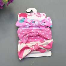 Load image into Gallery viewer, Modern 3PCS Set Floral Bows Baby Headband Dot Bowknot Cotton Hair Band Girls Hair Accessories For Girls
