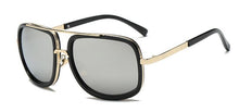 Load image into Gallery viewer, Classic Brand Luxury Square Gold Metal Frame Woman and Man Unisex Top Oversized Bog Frame Elegant Sunglasses For Summer  Designer
