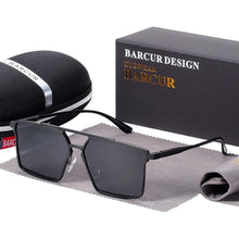 Load image into Gallery viewer, The New Luxury Original Minimalist Aluminium Square  Sunglasses Polarized Sun glasses for Women and Men With UV400 Protection

