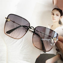 Load image into Gallery viewer, Popular brand  Oversize Square Sunglasses For Women and Ladies  Luxury Driving Superstar  Designer Sunglasses With Shades and Gradient Glasses With  UV400 Protection
