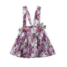 Load image into Gallery viewer, Luxury Modern Summer Fashion Toddler Kids Baby Girls Floral Printing Sleeveless Clothes Party  Strap Tutu Dress For Girls
