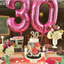 Load image into Gallery viewer, Modern 32inch Luxury Ballon Number Foil Helium Luxury Ballons For Party and Celebrations Modern Decoration for Celebration
