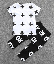 Load image into Gallery viewer, Modern Printed Baby Boy Clothes Sets T-shirt+ Pants Cartoon Printed Clothing Set For Boys In Elegant Design
