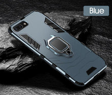 Load image into Gallery viewer, Shockproof Armor Case For iPhone XR iPhone X Xs Xs Max Stand Holder Ring Phone Cover for iPhone 6 6S 6PLUS 7 8 plus  Slim Durable Soft Anti-Scratch 360 Degree Rotating Ring Holder Kickstand Protective With Magnetic Case
