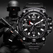Load image into Gallery viewer, Popular Men Military Army Mens Watch With Led Digital Display Analog Automatic Watch for Men and Woman Sport watch
