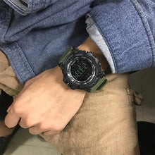 Load image into Gallery viewer, Smart Sport Mens Chronograph Watch Sport Stop Army Military Multifunction  Waterproof 50M LED Digital Watch for Man
