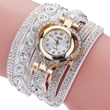 Load image into Gallery viewer, Luxury Crystal Vintage Rhinestone Bracelet Quartz Watch Womens Watch For Female and Girls
