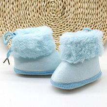 Load image into Gallery viewer, Unisex Winter Sweet Newborn Soft Baby Girls Princess Boots First Walkers Soft Infant Toddler Kids Girl Footwear Shoes

