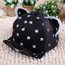 Load image into Gallery viewer, Modern fashion Cute Baby Caps Cute Ear For Baby Girl/Boy Beach Sun Hats Children with Adjustable Snapback Hat For Kids
