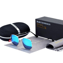 Load image into Gallery viewer, Classic Retro Luxury Reflective Sunglasses For Man And Woman Hexagon Sunglasses With Metal Luxury High Quality Frame Eyewear Sunglasses with UV400 Protection
