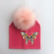 Load image into Gallery viewer, Fashion Baby Cap With Butterfly Toddlers Infant Bonnet Baby Hat For Boys and Girls Travel Hat Cap
