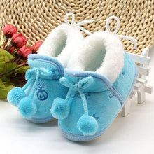 Load image into Gallery viewer, Unisex Winter Sweet Newborn Soft Baby Girls Princess Boots First Walkers Soft Infant Toddler Kids Girl Footwear Shoes
