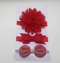 Load image into Gallery viewer, Handmade Vintage Retro Baby Elastic flower Headband Bowknot Hairband Toddler Infants For Baby
